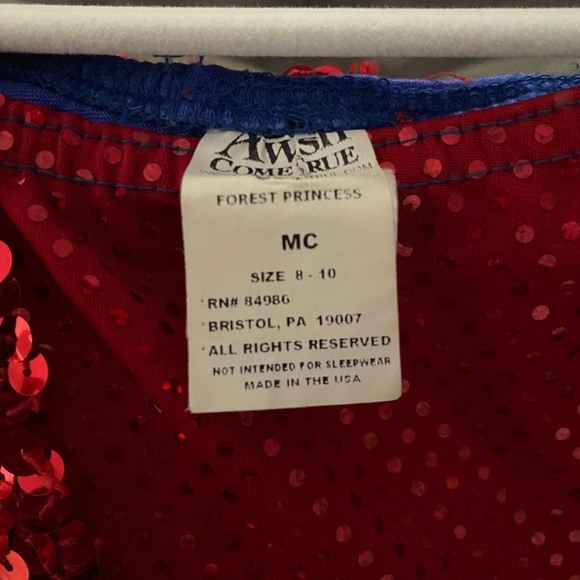 Awish Come True Snow White Costume Kids 8-10 Festival Halloween 🎃 Fairy Whimsy - Picture 3 of 6